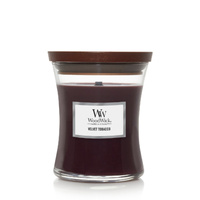 WoodWick Candle Medium - Velvet Tobacco