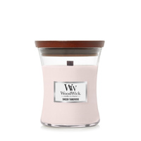 WoodWick Candle Medium - Sheer Tuberose