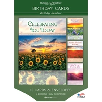 Boxed Cards Birthday : Sunshine, KJV