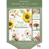 Boxed Cards Thinking of You Sharing Sunshine