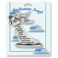 Birthstone Angel Plaque - July