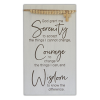 Serenity Framed Wall Plaque