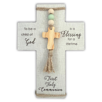 Communion Prayer Cross w/Accents