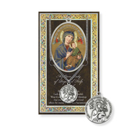 Biography Leaflet with Pendant - Our Lady of Perpetual Help