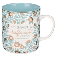 Ceramic Mug: My Grace is Sufficient For You (414 Ml)