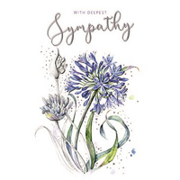 Card - With Deepest Sympathy Floral