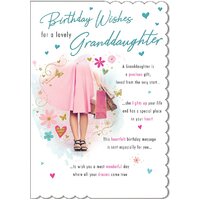 Card - Birthday Granddaughter (Shopping)