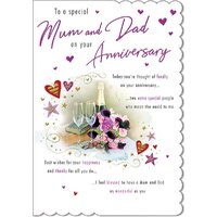 Card - Mum & Day Happy Anniversary