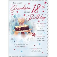 Card - Birthday Grandson 18th