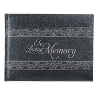 In Loving Memory Funeral Guest Book