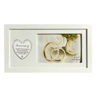 Anniversary Photo Frame with Double Sided Rotating  Heart