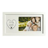 Family Photo Frame with Double Sided Rotating  Heart