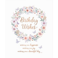 Card - Birthday Wishes Floral