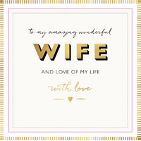 Card - Amazing Wonderful Wife