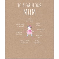 Card - Birthday Fabulous Mum