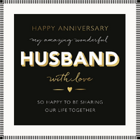 Card - Happy Anniversary Husband