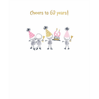 Card - Cheers to 60 Years