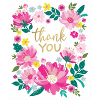 Card - Thank You Female Flowers