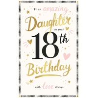 Card - 18th Birthday Daughter