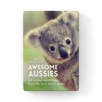 24 Animal Affirmation Cards - Awesome Aussies