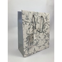 Gift Bag Large - Silver Linework