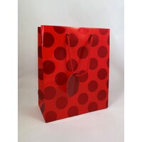 Gift Bag Large - Red Dot