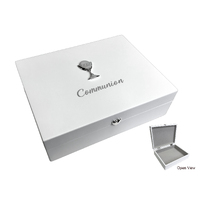 Communion Memory Keepsake Box w/Motiff