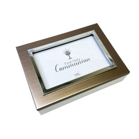 Communion Keepsake Box - Brown