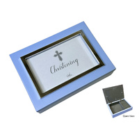 Christening Keepsake Box - Blue