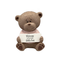 Teddy Moments Bear - Welcome Little One Pink