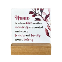 Fleur Ceramic Plaque - Home