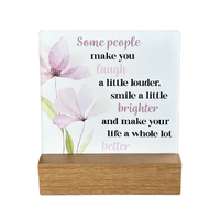 Fleur Ceramic Plaque - Some People