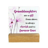 Fleur Ceramic Plaque - Granddaughters