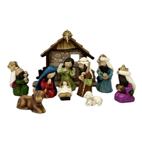 Kiddie Nativity Set w/Stable - 120mm