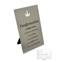 Confirmation Metal Plaque