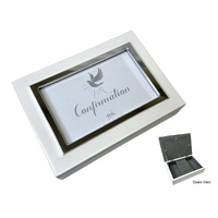 Confirmation Keepsake Box - White