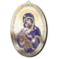 Icon Oval Wood Plaque - Our Lady of Perpetual Help