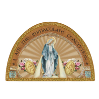 Icon Arch Wood Plaque - Miraculous