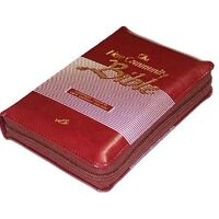 New Community Bible: Gift Edn Red Deluxe with Zipper