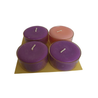 Candle Advent Tealight Set of 4