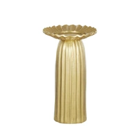 Iona Gold Metal Candleholder