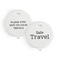 Heartfelt Ceramic Token - Safe Travels