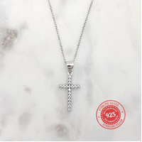 Sterling Silver Cross Necklace