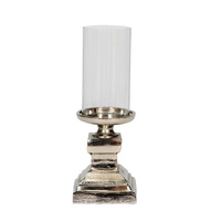 Candleholder Silver - 29cm