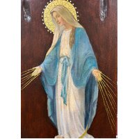 Miraculous Large Wood Plaque 40 x 29cm