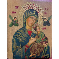 Our Lady of Perpetual Help Medium Wood Icon