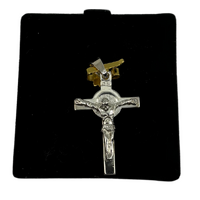 Sterling Silver St Benedict Crucifix 28.5mm