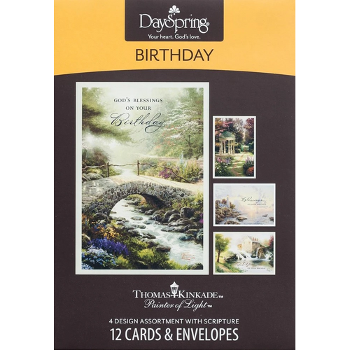 Boxed Cards Birthday Thomas Kinkade