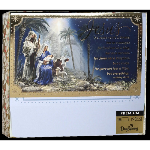 Christmas Boxed Cards: Jesus Nativity (18 cards)