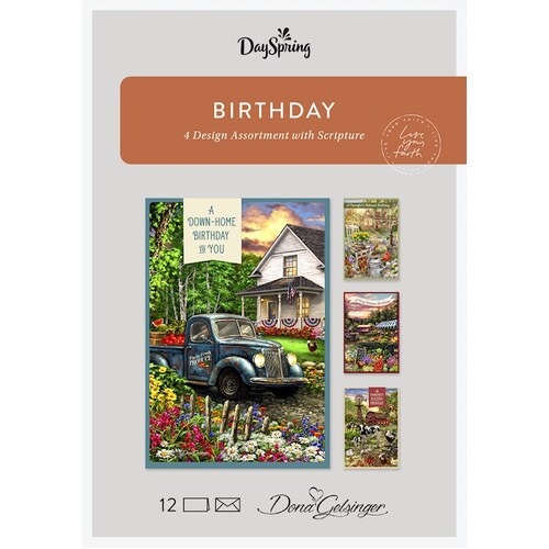 Boxed Cards Birthday Dona Gelsinger